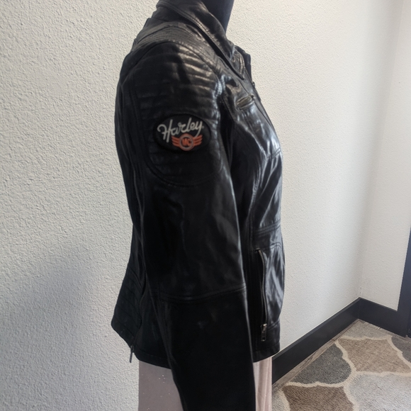 Harley Davidson Women's Riding Jacket Medium - Picture 3 of 6